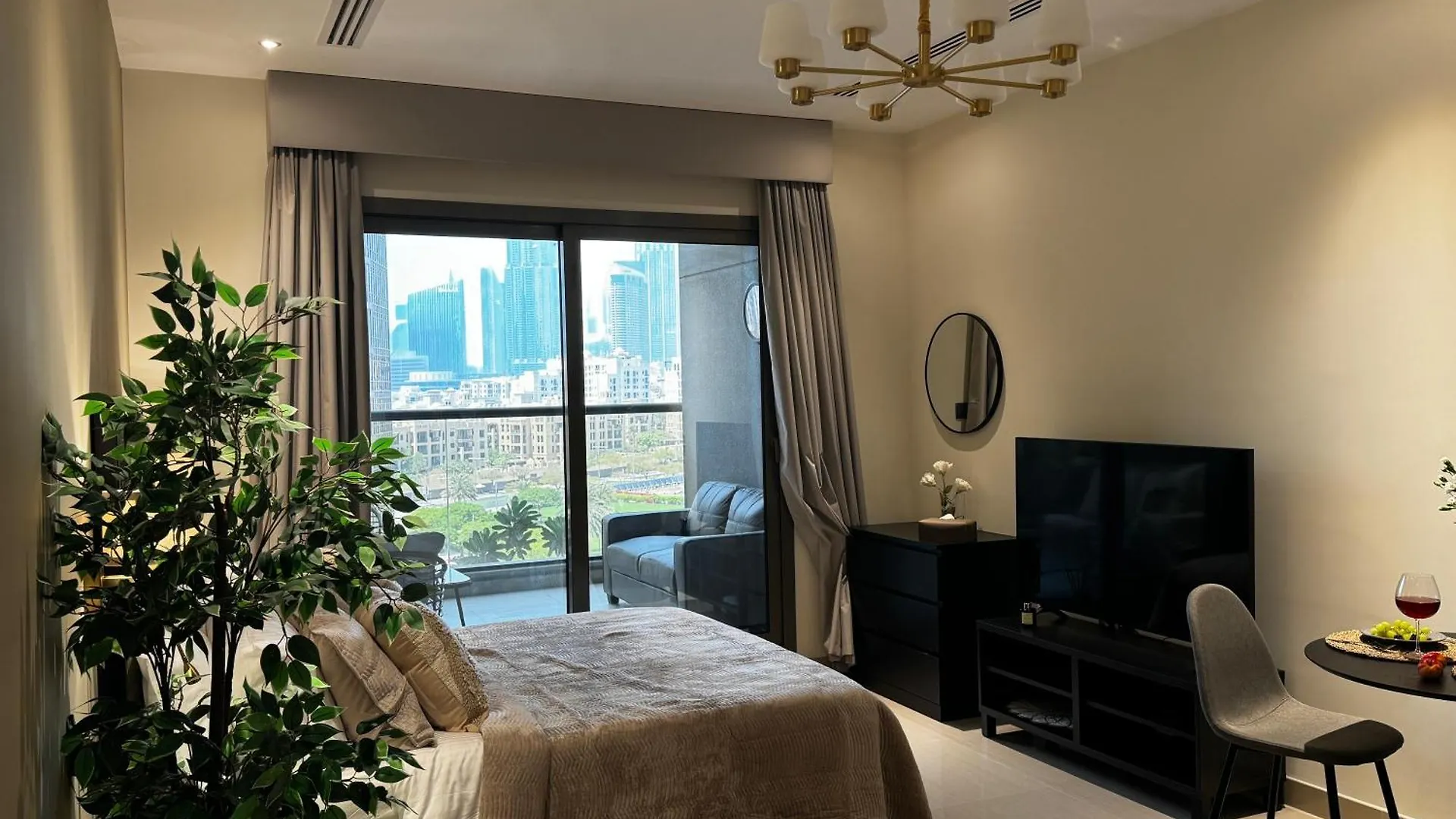 Spacious Studio, 4 Guests In The Heart Of Dubai