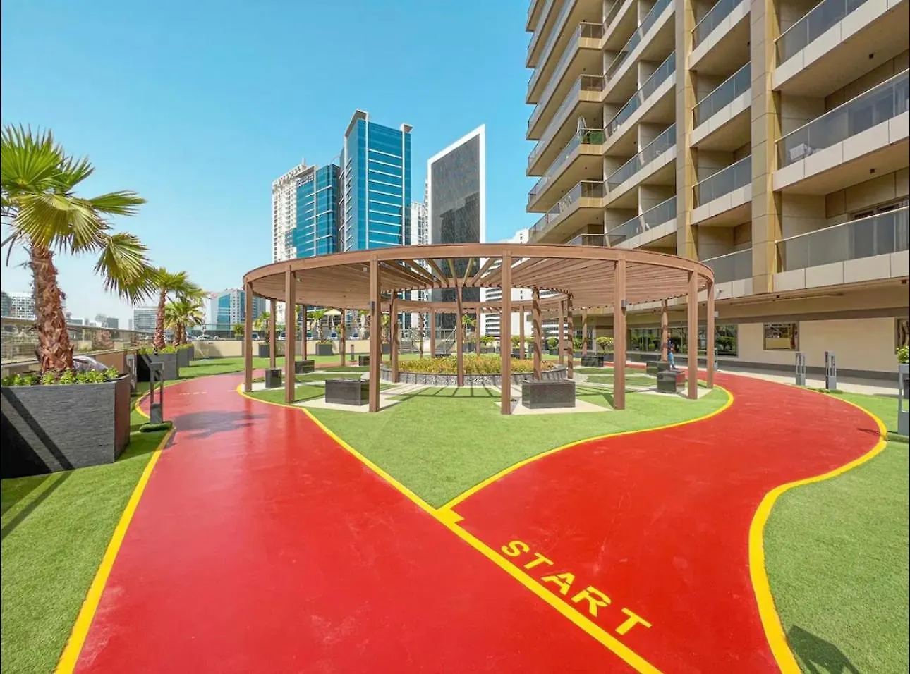 Spacious Studio, 4 Guests In The Heart Of Dubaj Apartmán