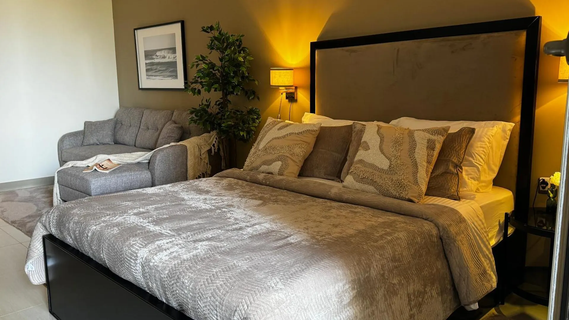 Spacious Studio, 4 Guests In The Heart Of Dubaj Apartmán